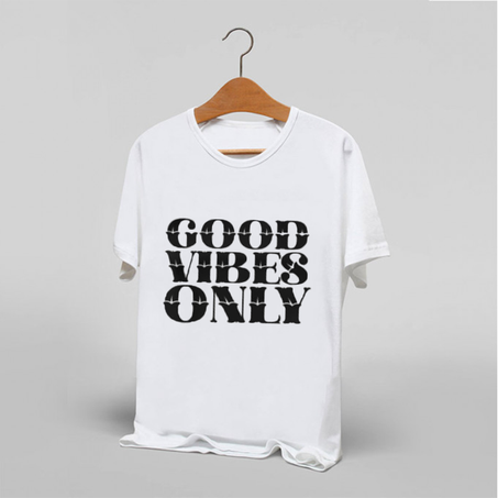 T-shirt-Good-vibes-only-pour-Hommes