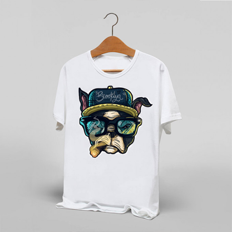 T-shirt-Brooklyn-Dog-pour-Hommes