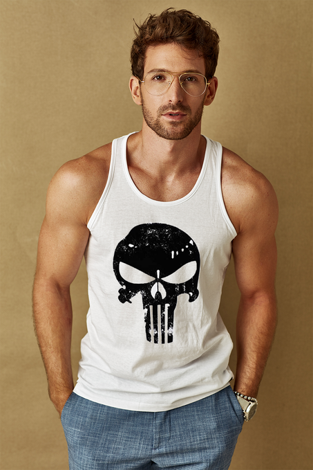 Débardeur-SKULL-pour-Hommes