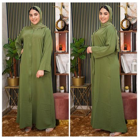 عباية بالفولار إماراتية بتفاصيل فاخرة