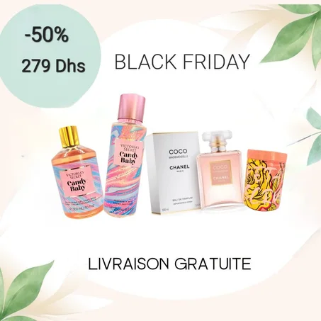 Pack: Spray VS - Brume VS - Scrub + Parfum Au choix