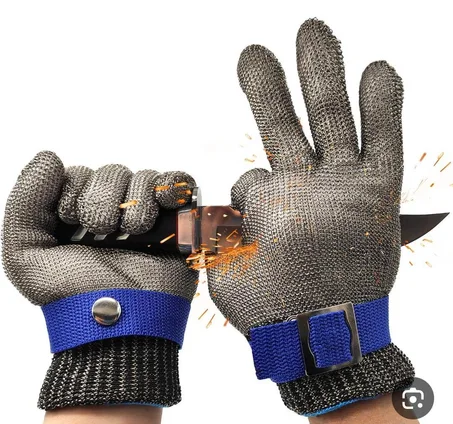 قفازات الفولاذ المقاومة للقطع