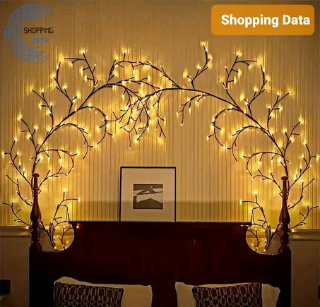 شجرة الحائط المضيئة (ذهبي)