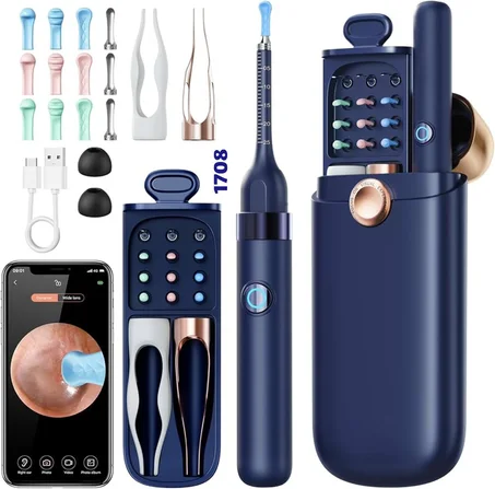 منظف الأذن الذكي المزود بكاميرا HD