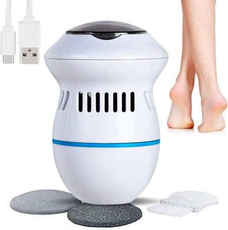 مبرد قدم قابل لاعادة الشحن لازالة الجلد الميت ومسامير القدم بسرعتين