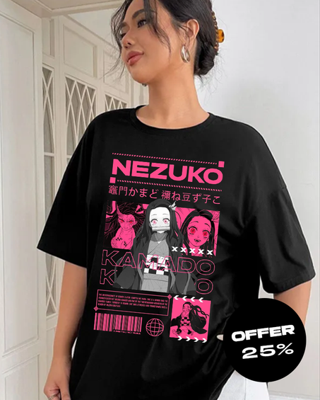TSHIRT NEZUKO NOIR