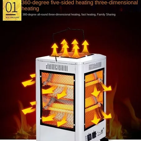 مدفأة كهربائية ذكية بقوة 2000واط  – تدفئة سريعة واقتصادية 🔥