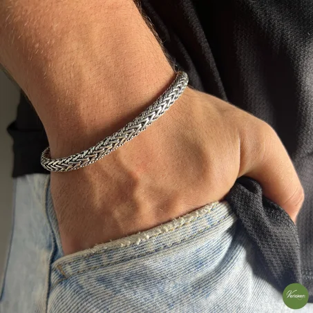 Gourmette maille foxtail