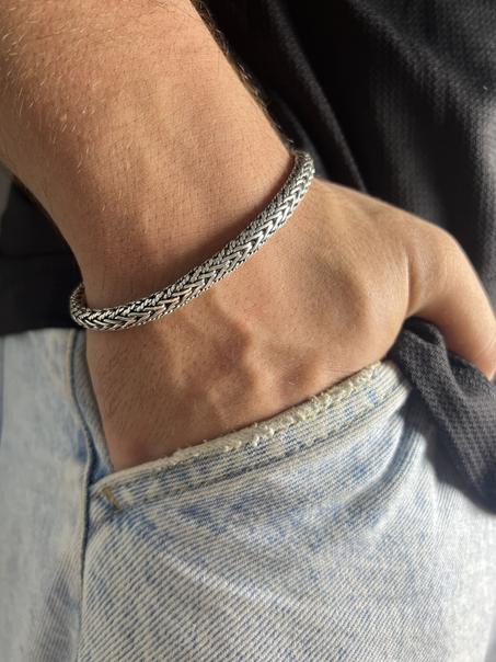 Gourmette maille foxtail