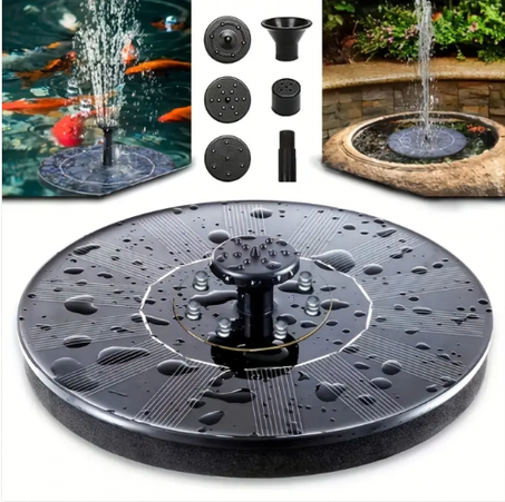 نافورة مياه متطورة تعمل بالطاقة الشمسية