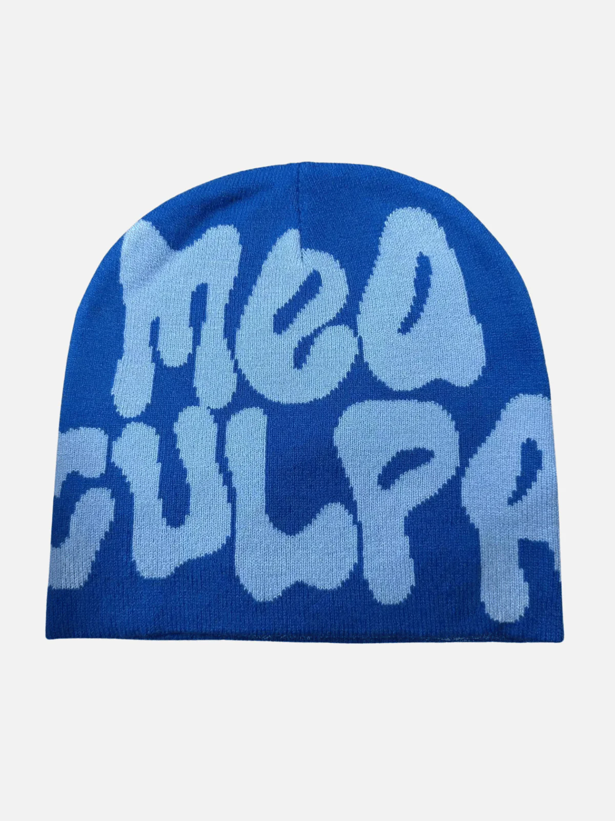 mea culpa blue beanie