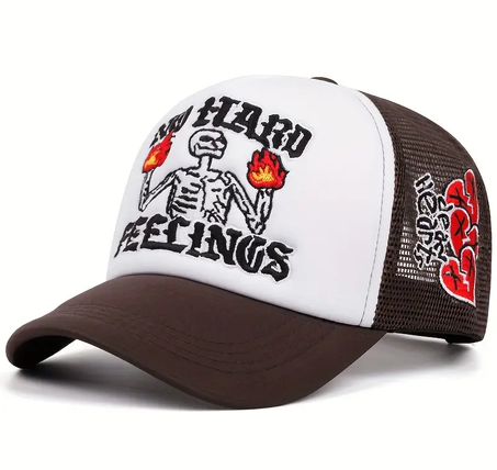 Brown cap