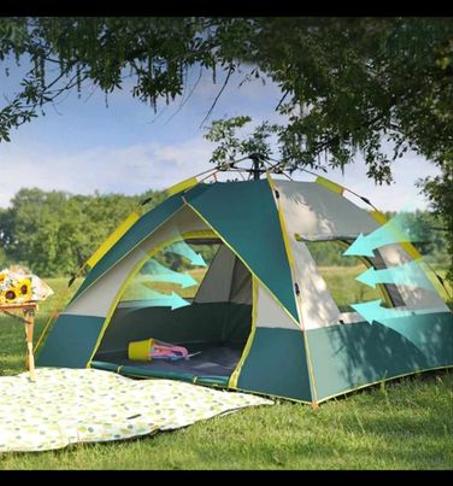 La tente portative adaptée aux besoins du client de camping de protection UV ouverte rapide de tente d'OEM