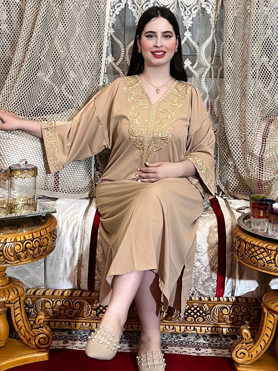 قفطان فراشة فصالة مخزنية