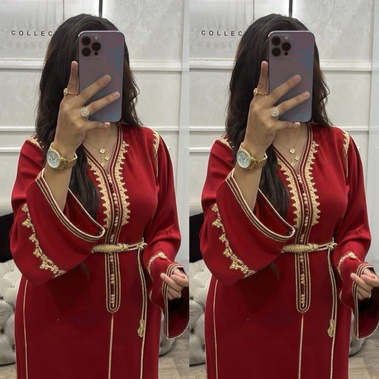 👑 قفطان La Classe – فخامة وأناقة الطوب المغربي 2025 👗