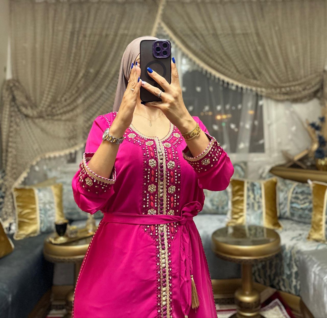 👑 قفطان La Noblesse – لمسة الفخامة المغربية الأصيلة 👑