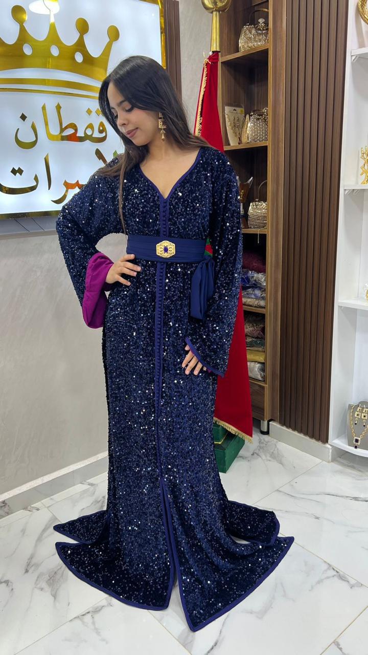 قفطان مغربي راقي – الأناقة اللي كتخلي الكل يلاحظك 👗