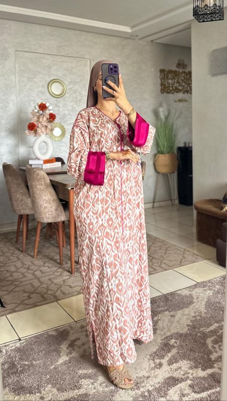قفطان مخزاني توب خيط. جودة عالية مخدوم بالطراسن او العقاد L. Xl. Xxl