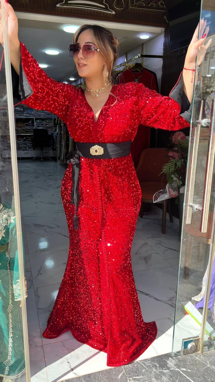 قفطان مغربي راقي – الأناقة اللي كتخلي الكل يلاحظك 👗