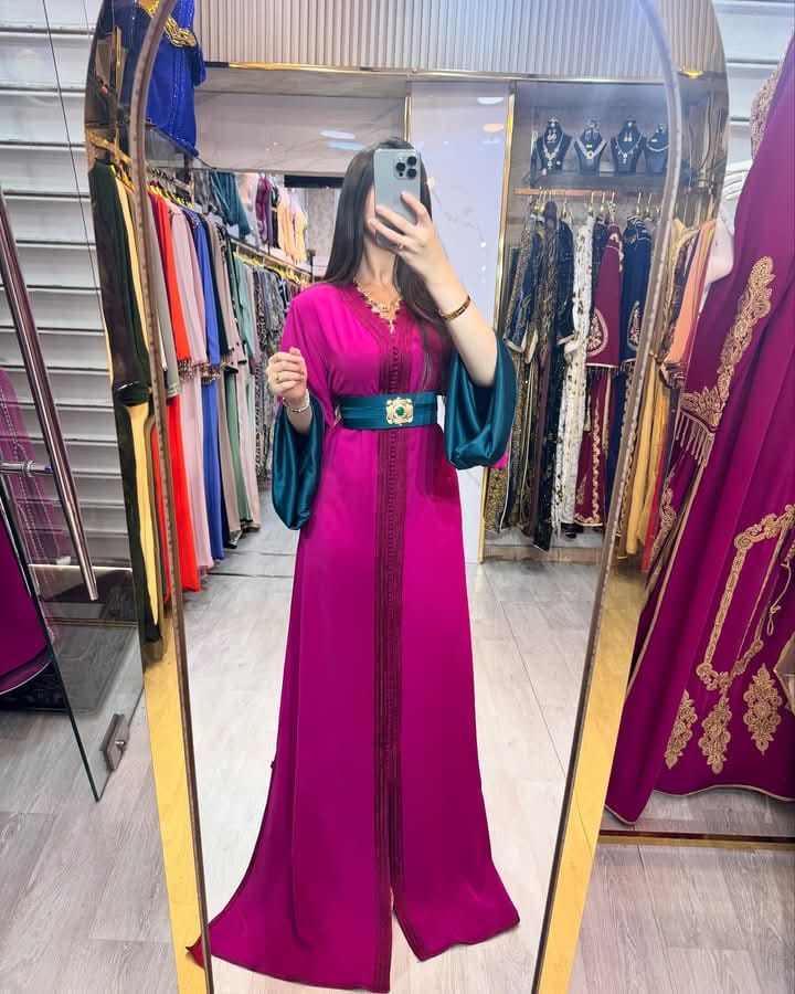 قفطان Perla – لمسة فاخرة بإطلالة مغربية