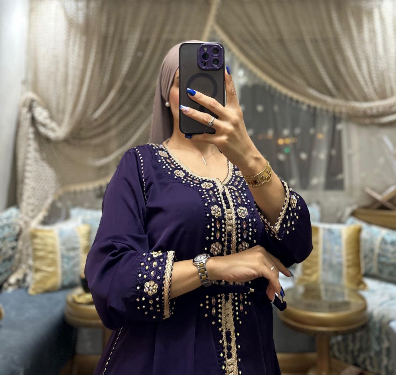 👑 قفطان La Noblesse – لمسة الفخامة المغربية الأصيلة 👑