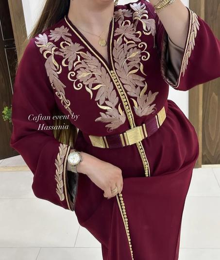قفطان المغربي و النخوة و الطلة الجميلة