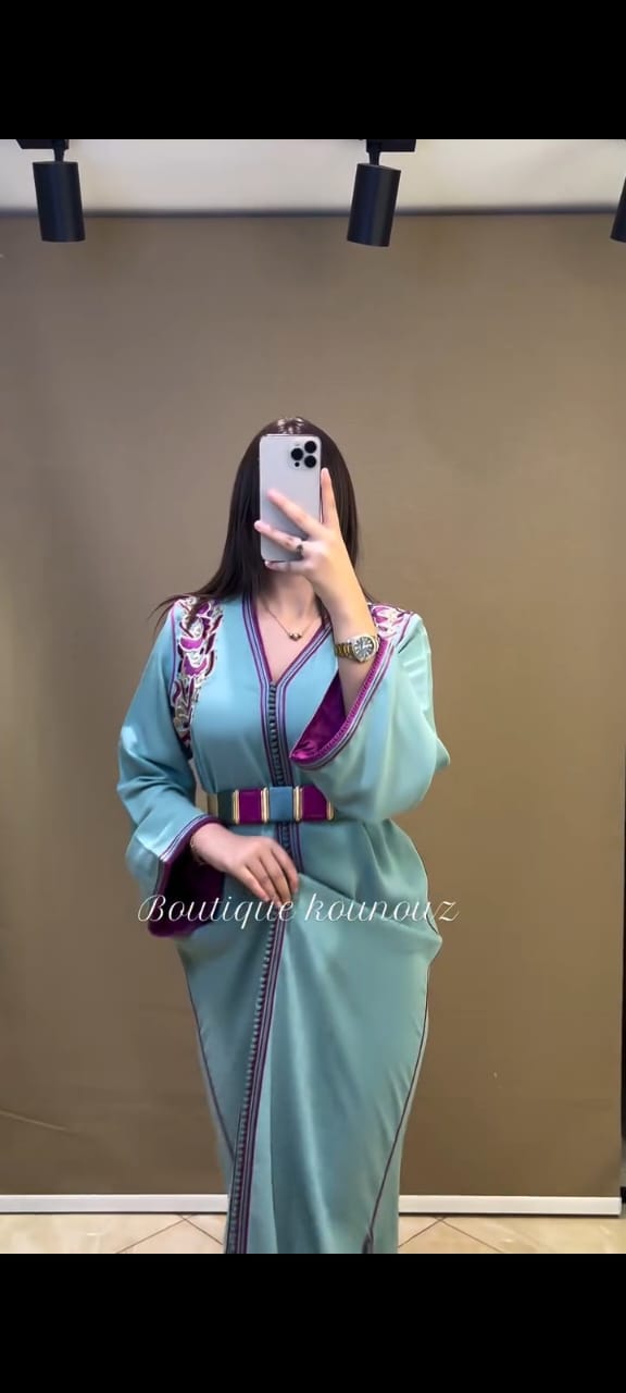 قفطان مغربي راقي – الأناقة اللي كتخلي الكل يلاحظك 👗