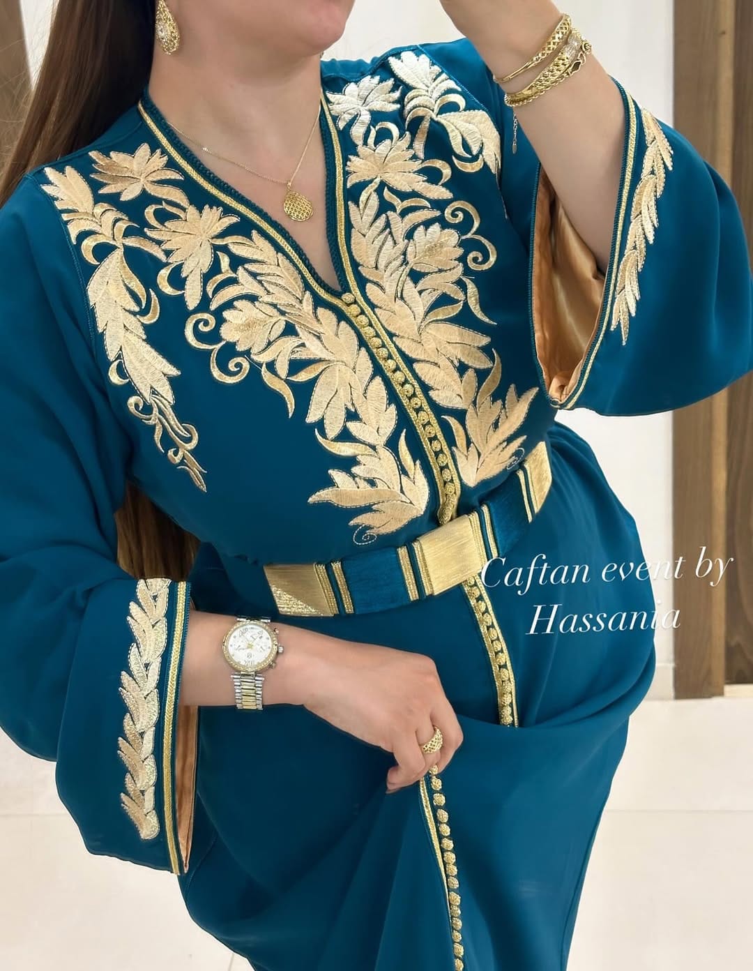 قفطان المغربي و النخوة و الطلة الجميلة