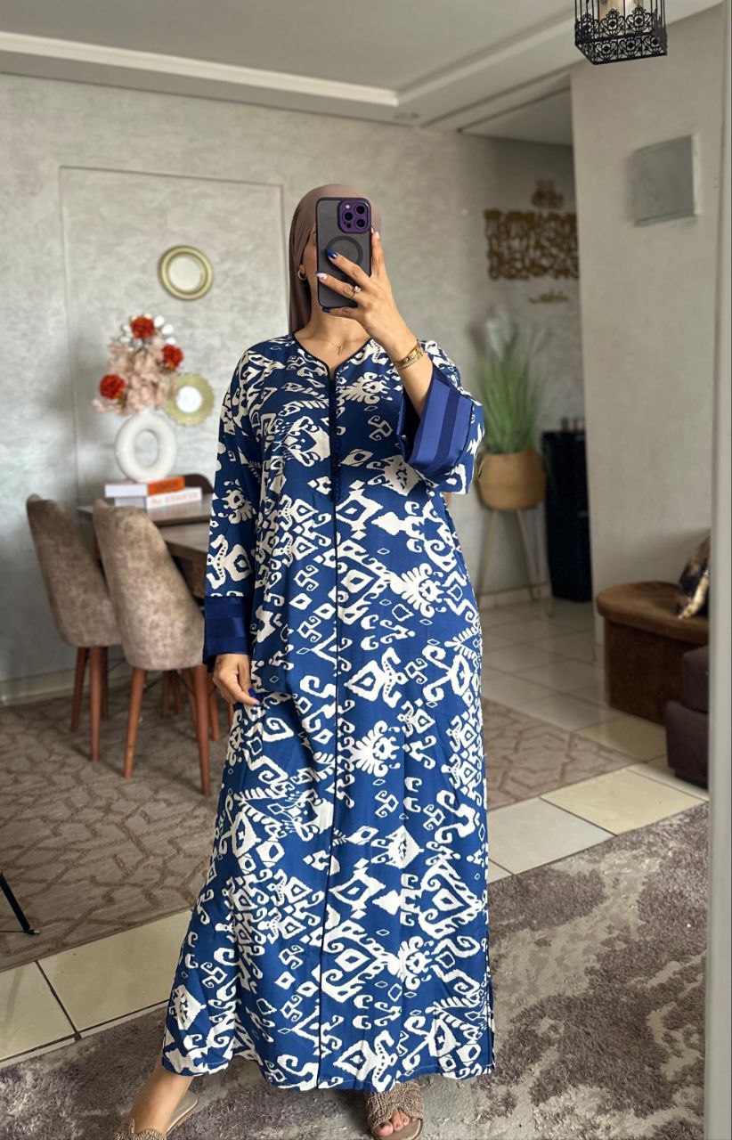 قفطان مخزاني توب خيط. جودة عالية مخدوم بالطراسن او العقاد L. Xl. Xxl