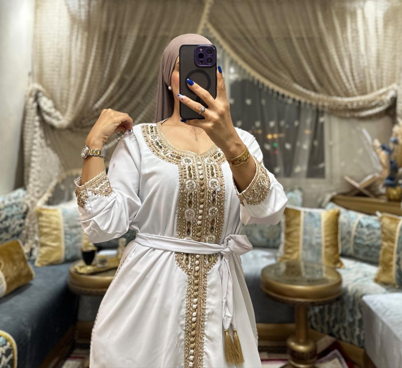 👑 قفطان La Noblesse – لمسة الفخامة المغربية الأصيلة 👑