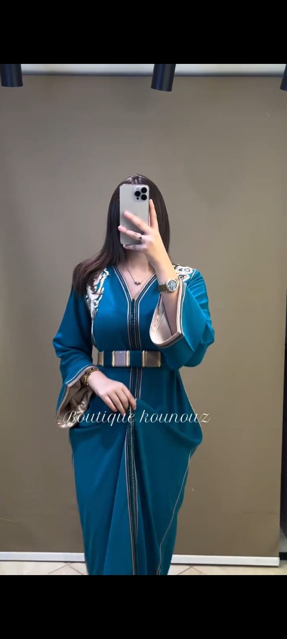 قفطان مغربي راقي – الأناقة اللي كتخلي الكل يلاحظك 👗