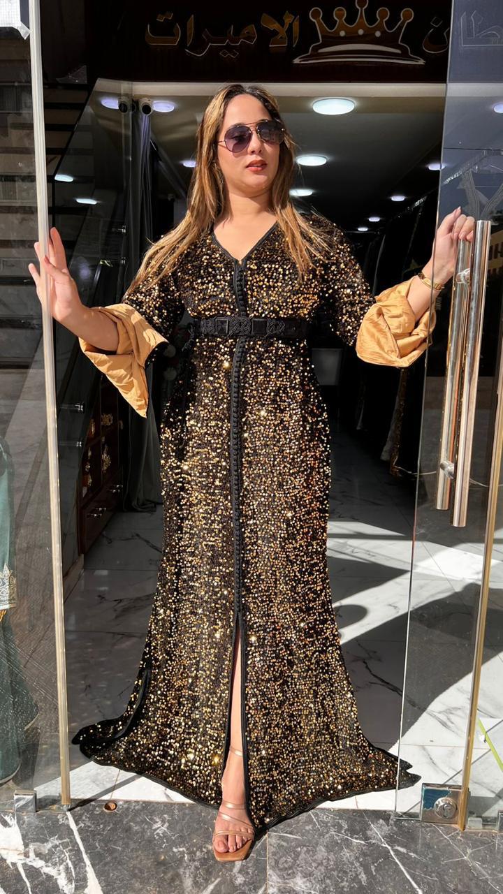 قفطان مغربي راقي – الأناقة اللي كتخلي الكل يلاحظك 👗