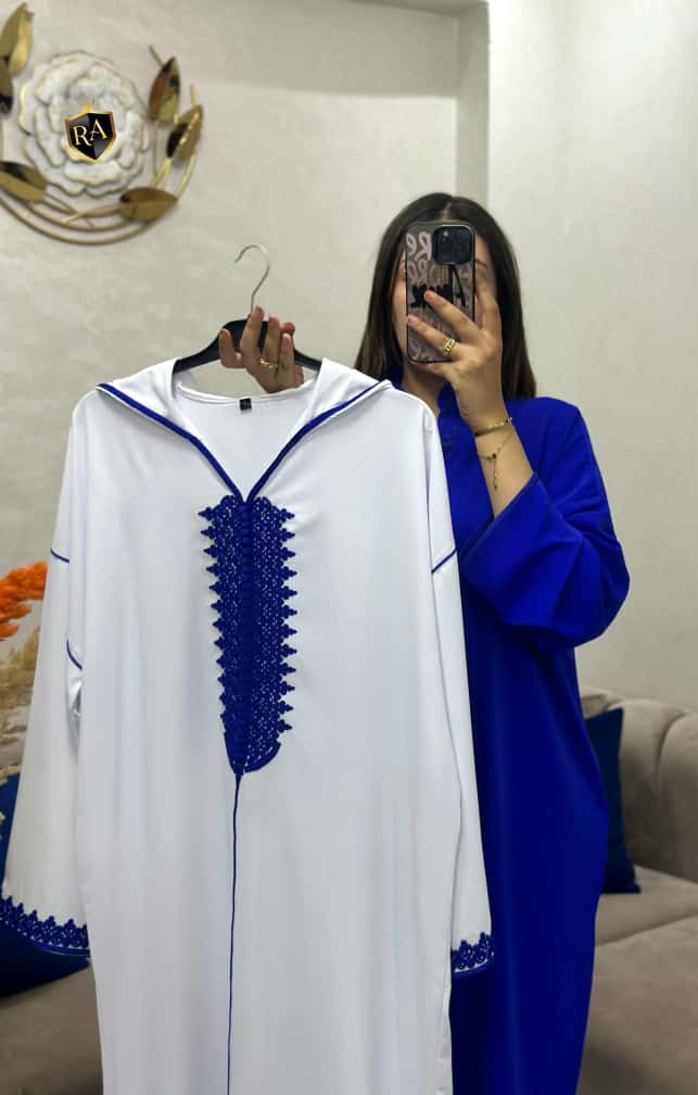 جلابة 2 بياس اللي كل العيون غادي تشوفك فيه