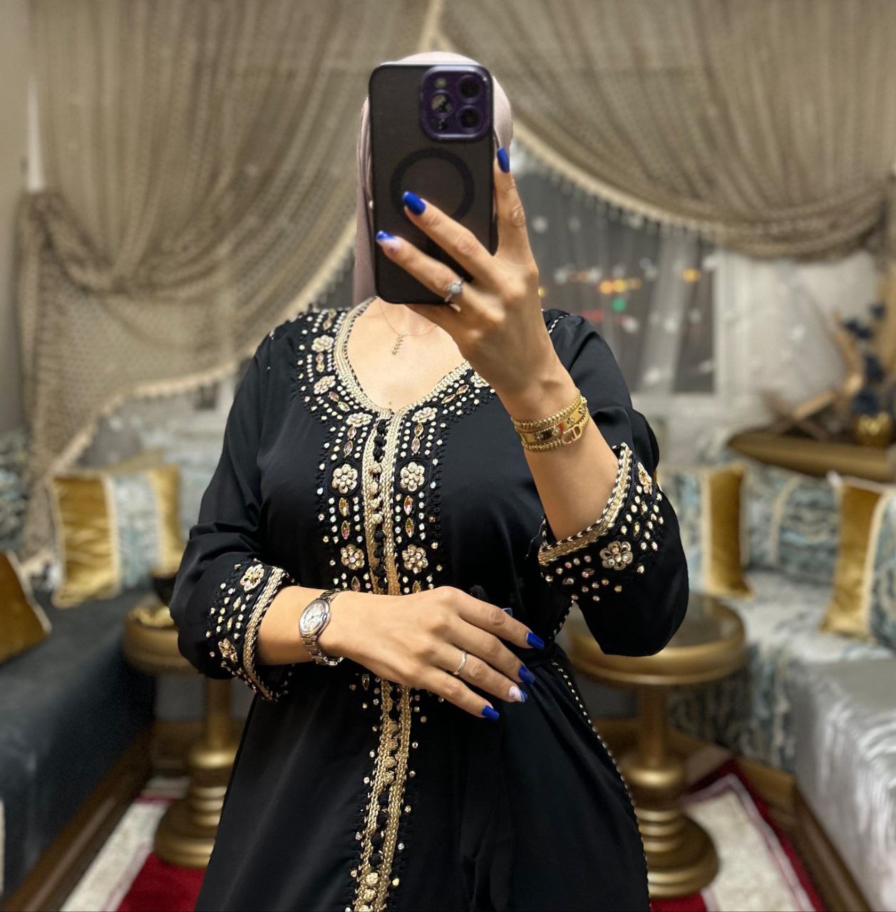 👑 قفطان La Noblesse – لمسة الفخامة المغربية الأصيلة 👑