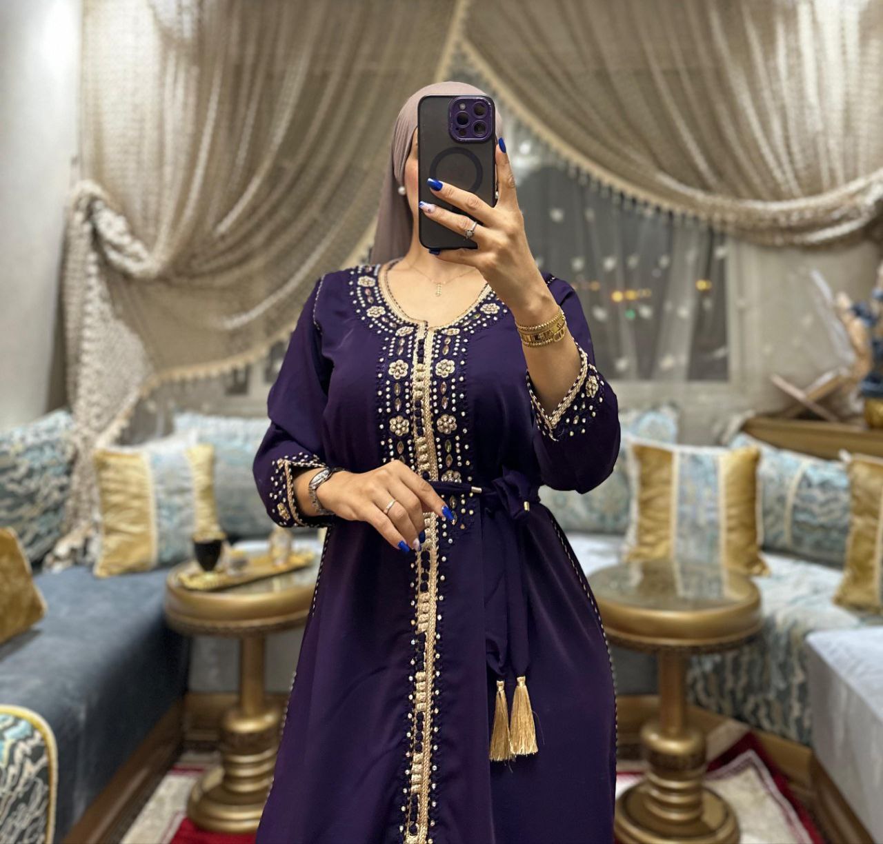 👑 قفطان La Noblesse – لمسة الفخامة المغربية الأصيلة 👑