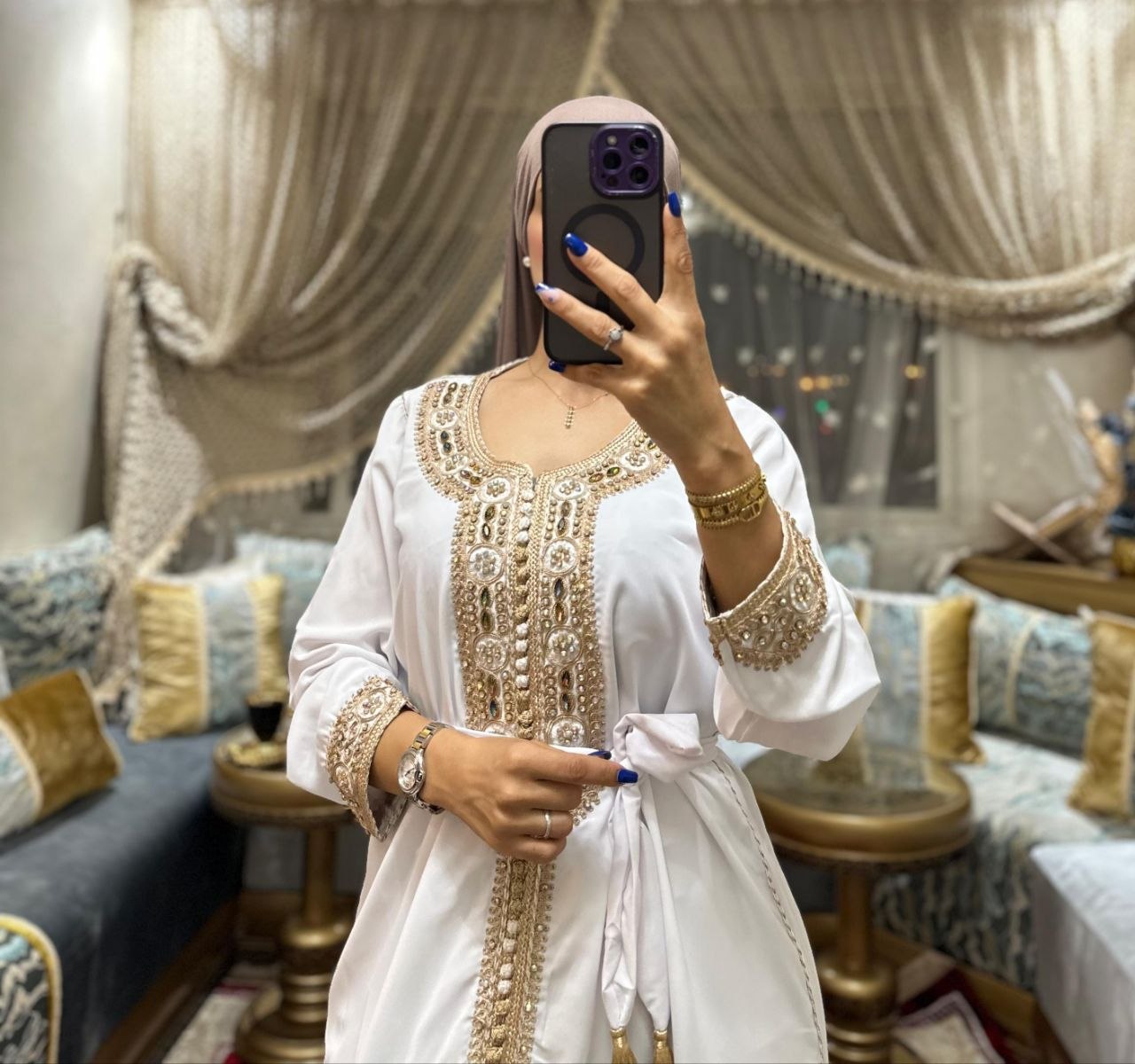 👑 قفطان La Noblesse – لمسة الفخامة المغربية الأصيلة 👑