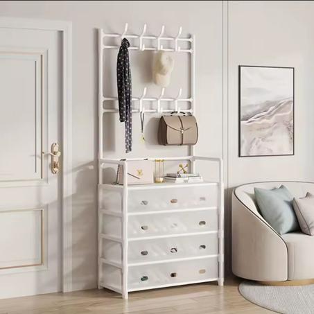 منظم معدني للأحذية من 5 طبقات