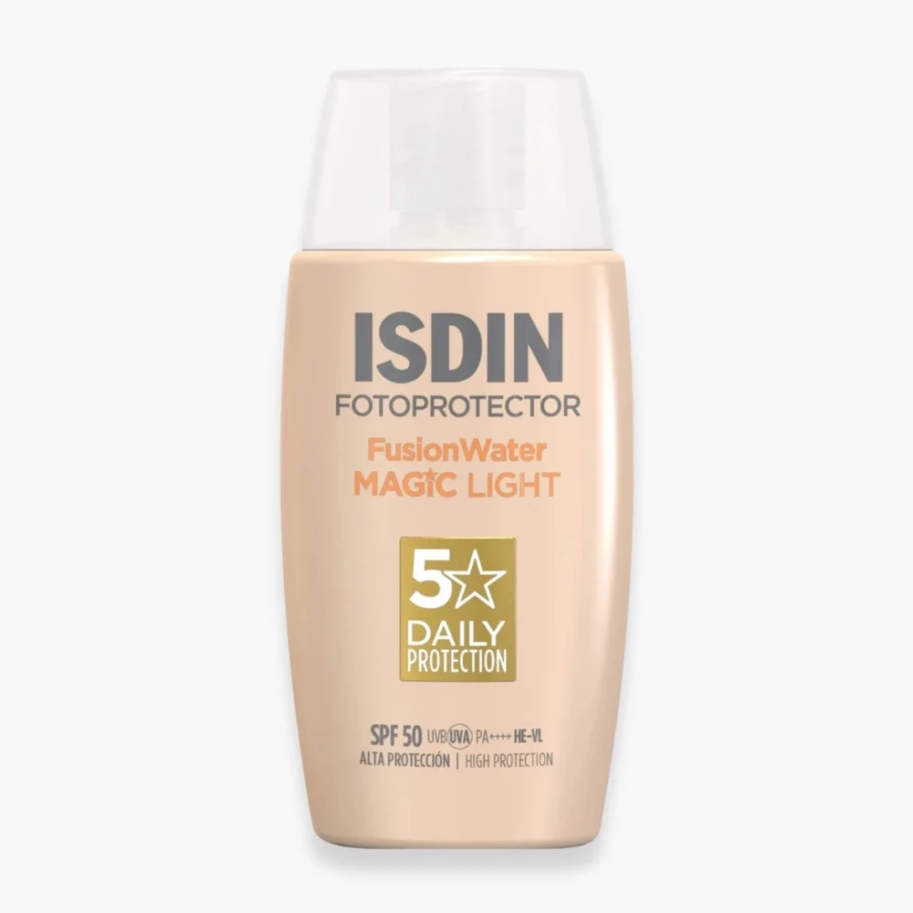 ISDIN – Fotoprotector Fusion Water Magic Color Solaire Teinte Light SPF50 – 50ml