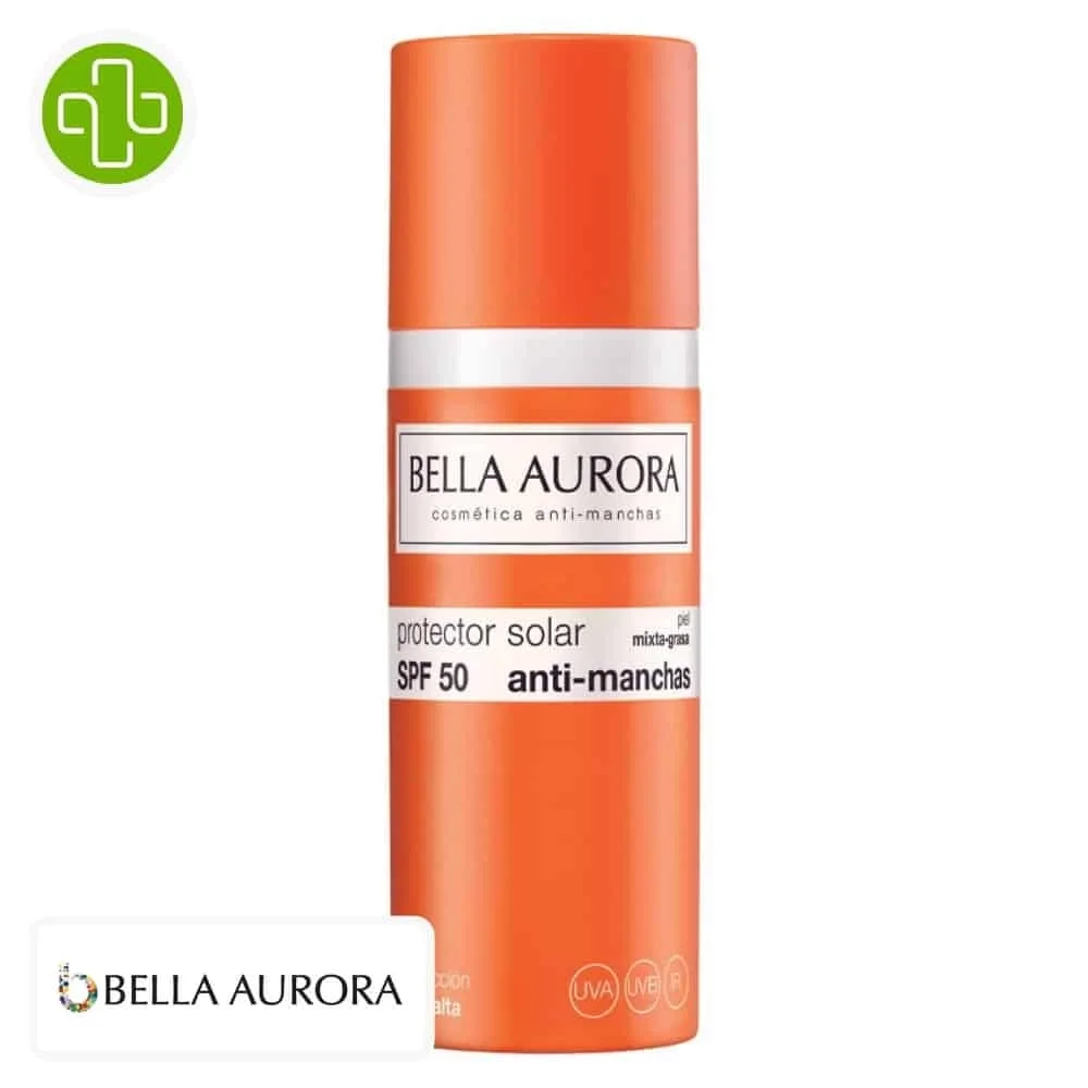 BELLA AURORA – Ecran Solaire Anti-Taches Peau Mixte a Grasse SPF50 – 50ml