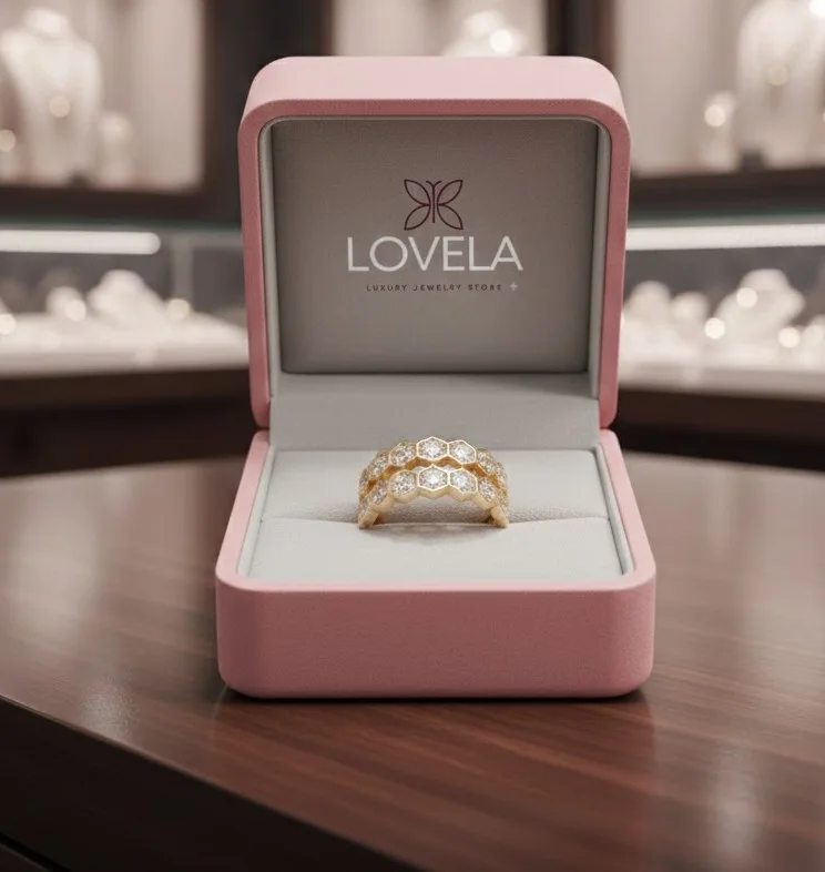 Bague ELLORA en acier inoxydable