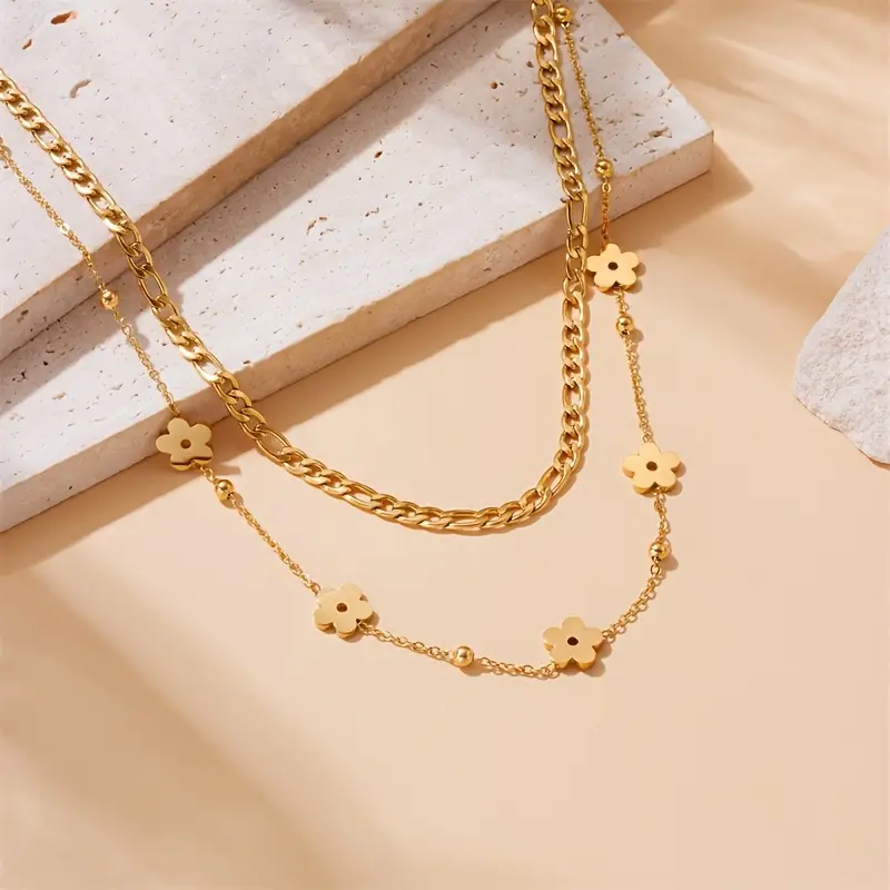 Collier DOUBLE en acier inoxydable