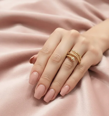 Bague en acier inoxydable trempé dans l