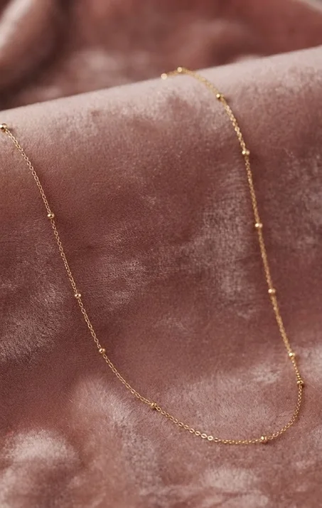 collier boule en acier inoxydable