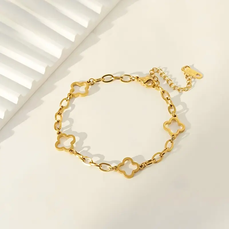 Gourmette en acier inoxydable