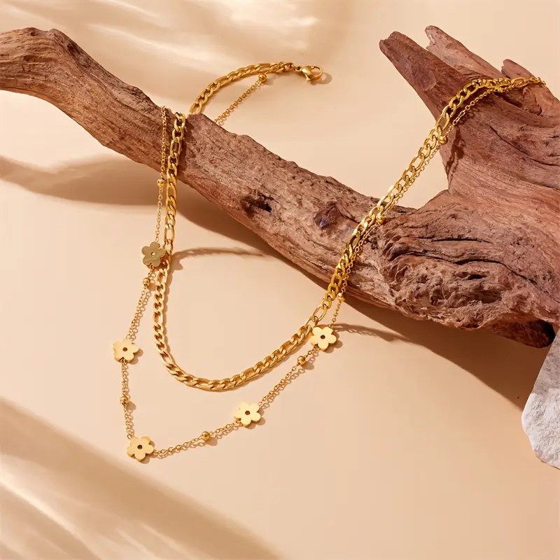 Collier DOUBLE en acier inoxydable