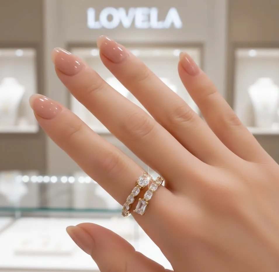 Bague en acier inoxydable trempé dans l