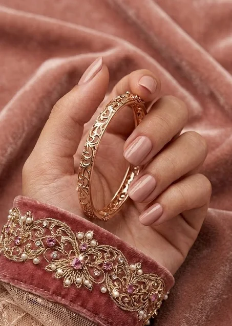 Bracelet en acier inoxydable rose gold