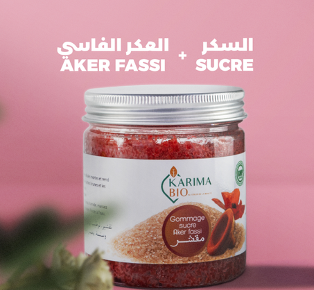 GOMMAGE AKER FASSI + SUCRE