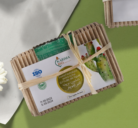 SAVON EXFOLIANT EXTRA RICHE À L'HIILE DE FIGUE