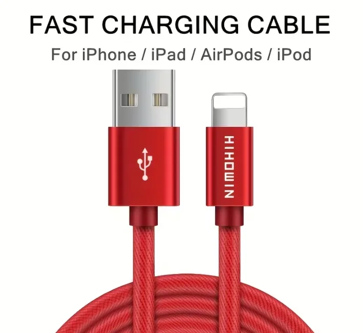 كابل شحن سريع USB كابل لايتنينغ لهاتف iPhone 14 13 12 Pro Max X XR XS 8 7 6s 6 iPad |